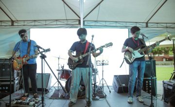 We say hello to the musicians of Ateneo Musicians Pool