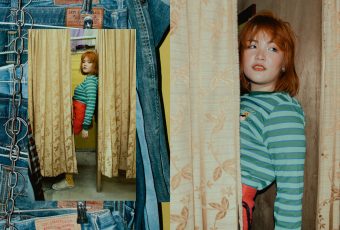 Hop on this colorful thrift shop adventure: a fashion editorial