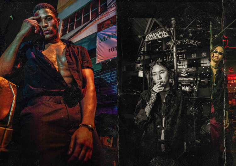 Take a gritty night stroll with this Fight Club-inspired editorial