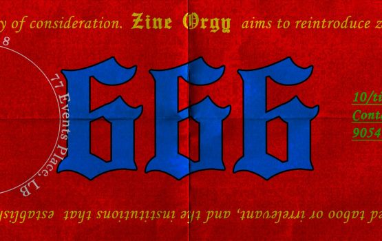 Zine Orgy 666 is a biannual expo promoting artistic freedom
