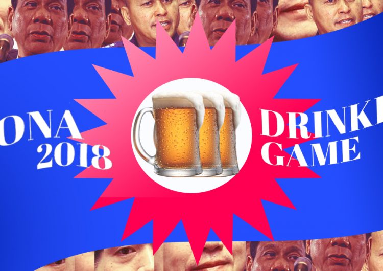 We made a SONA 2018 drinking game