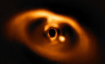 Check out this photo of a baby planet being formed