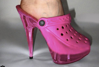 What a concept: Crocs, but with heels