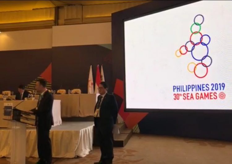 What does the 2019 SEA Games logo look like?