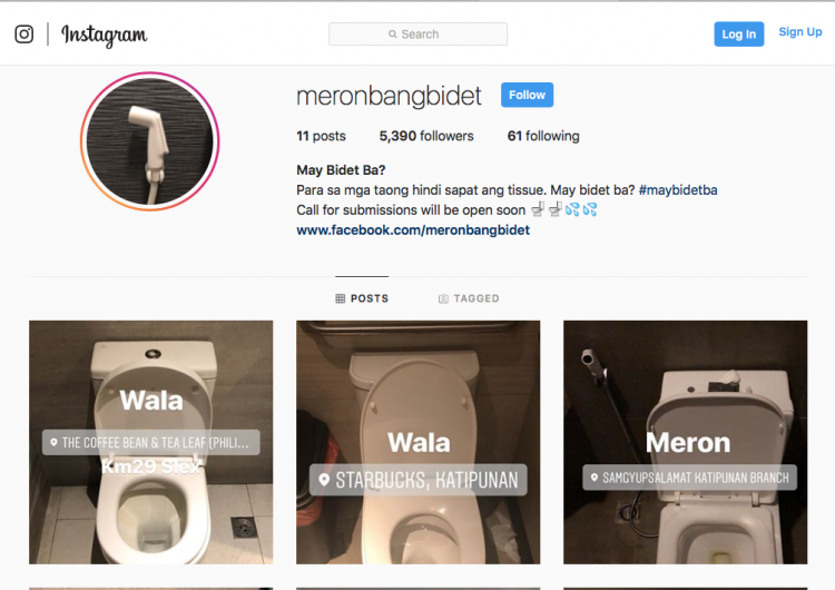 Happy Bidet: This Instagram account gives us comfort room reviews