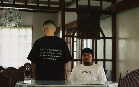 Omphalos’ debut clothing collections questions political authority through images