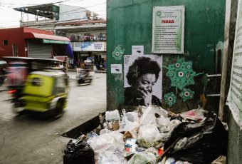 Have you seen these portraits near trash piles in Cavite?