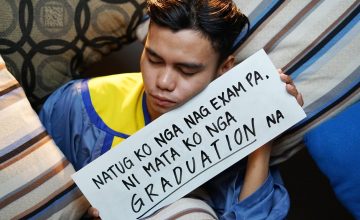 We wish we got to art direct our creative shots like these grads from Cebu