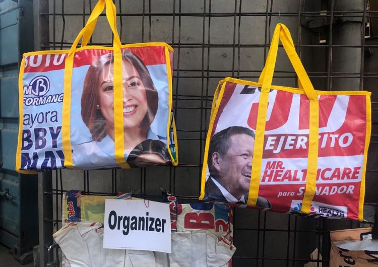 Would you carry a bag with a politician’s face on it?