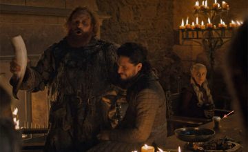 Uh, there’s a coffee cup in a Game of Thrones scene