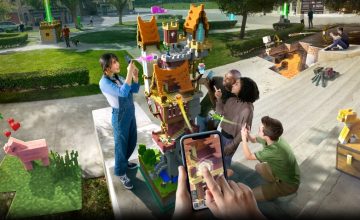 We can now live in Minecraft through their AR game