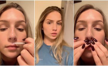 Meanwhile on TikTok, people are super-glueing their lips