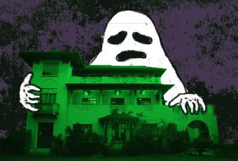 Meet the (kinda) haunted house we’re having our birthday party at