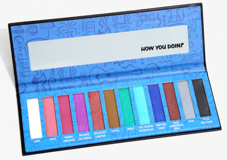 Miss Chanandler Bong is now an eyeshadow thanks to this ‘Friends’ palette