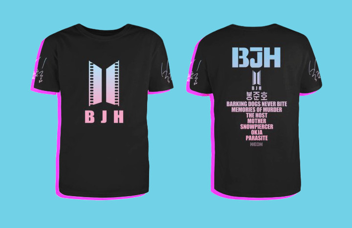 We live in a world where Bong Joon-Ho fan T-shirts exist