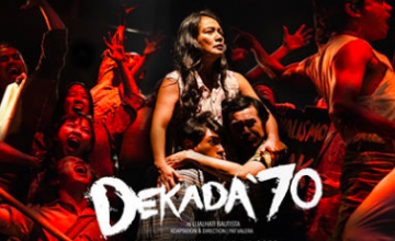 This playwriting workshop includes a golden ticket to watch ‘Dekada ‘70’