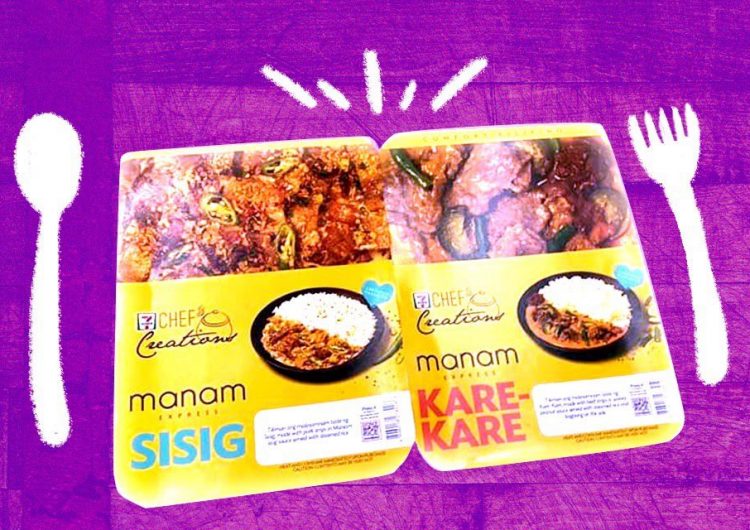 Manam’s sisig and kare-kare have made their way to 7-Eleven