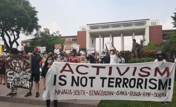 Today, these youth groups took #JunkTerrorBill to the streets