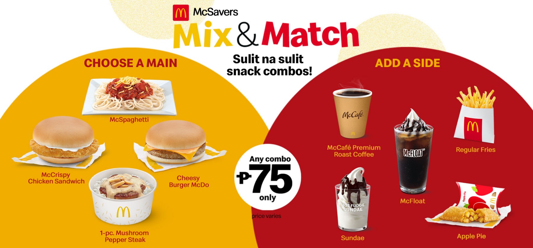 Up studying? Celebrating with McSavers Mix & Match is your next go-to quick fix for all - SCOUT