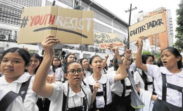 Is DepEd discouraging students to protest and to think critically?