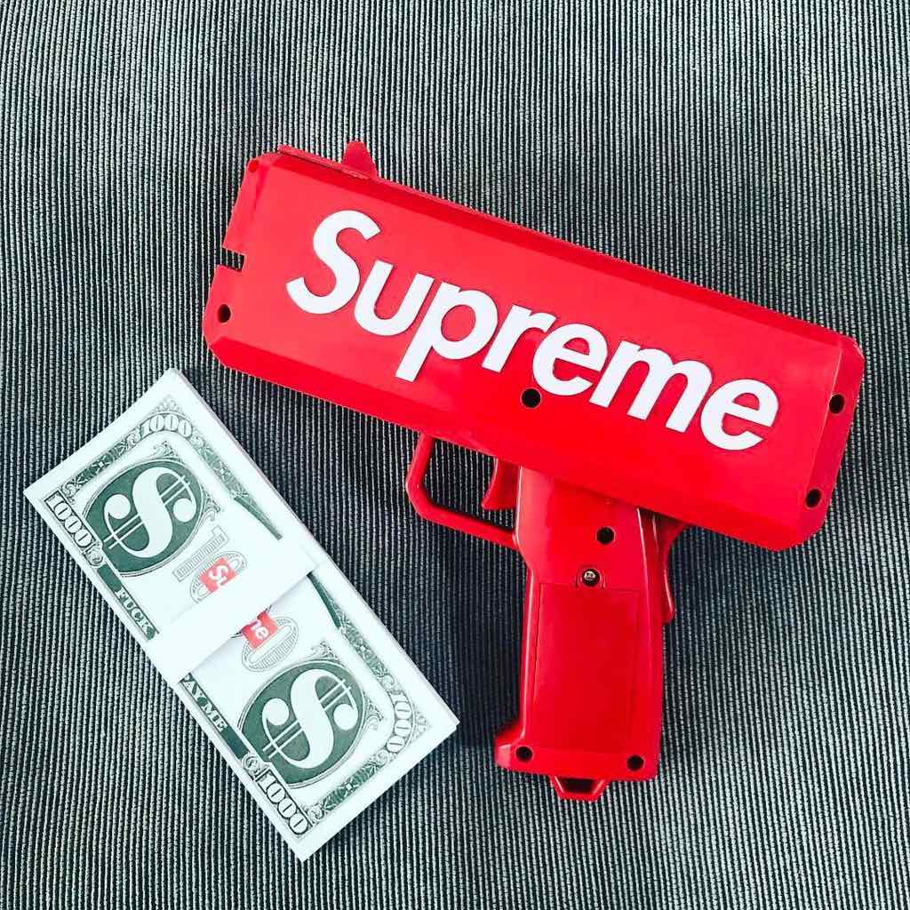 supreme money gun weird lazada shopee