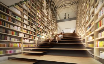 College kids in Japan can hang out at this Haruki Murakami library soon