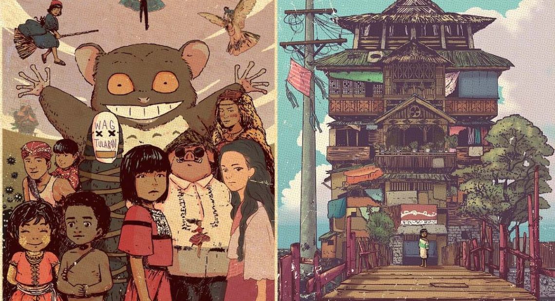 This Cebu artist turned Studio Ghibli into Filipino stories