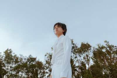 A photo of Zild looking at the sky