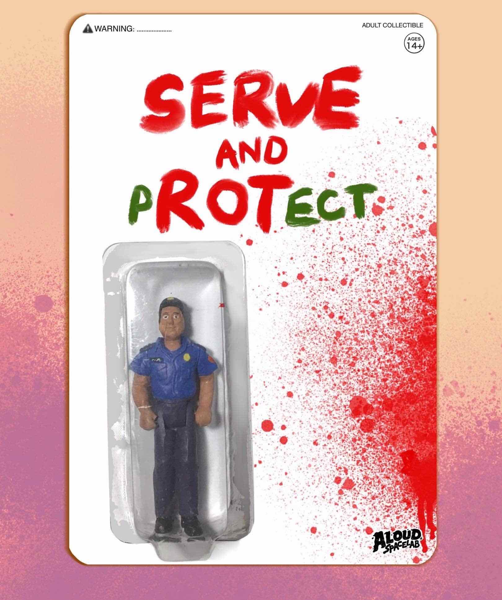 "Serve and Protect" figurine