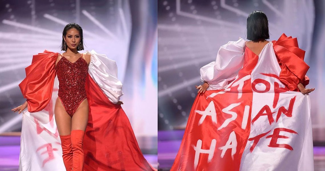Miss Universe Singapore’s powerful costume was made by a Filipino
