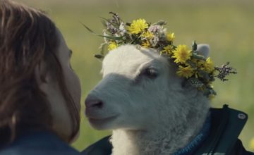 Watch a couple raise a half-lamb kid in A24’s ‘Lamb’ trailer
