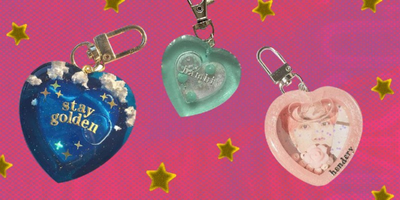 4 dainty heart shaker shops for your Y2K collection