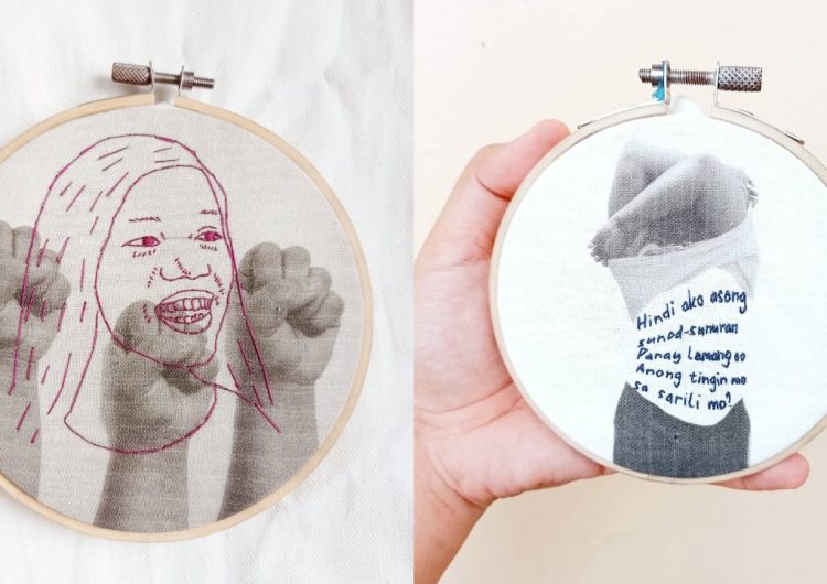 For this Samar-born artist, embroidery is protest