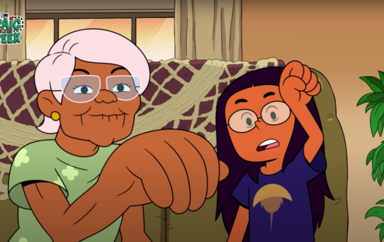 A Filipino lola speaks Bisaya in this Cartoon Network show