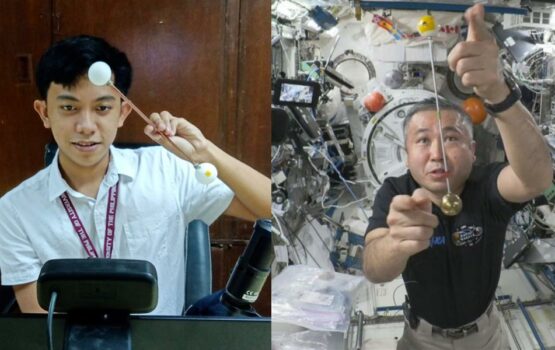 This UP student’s microgravity experiment was conducted on the Int’l Space Station