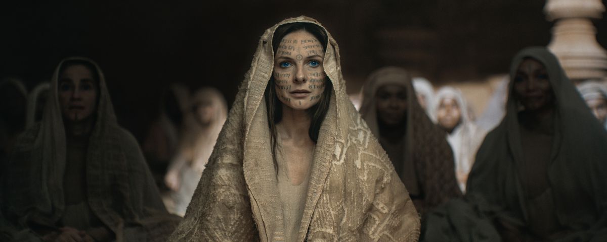 Rebecca Ferguson as Jessica in “Dune: Part Two”