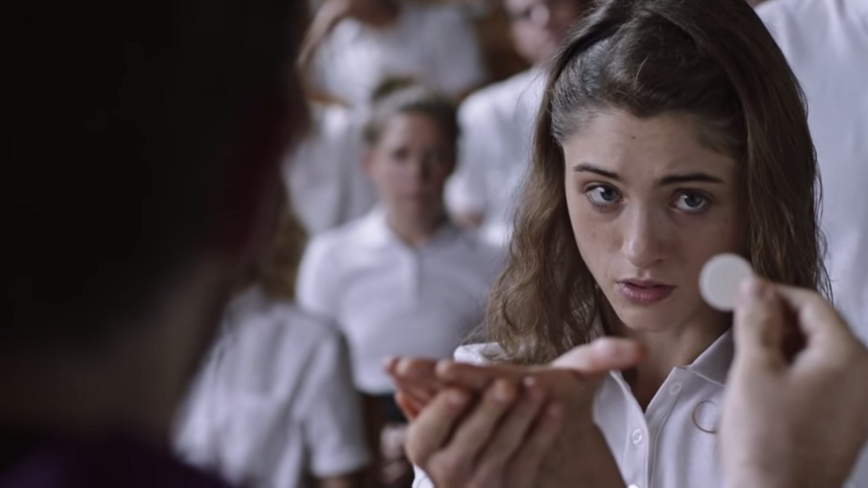 This short film is an accurate depiction of sexual awakening in a Catholic school