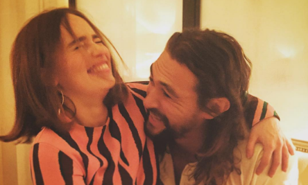 Jason Momoa just fanboyed Emilia Clarke again on Instagram