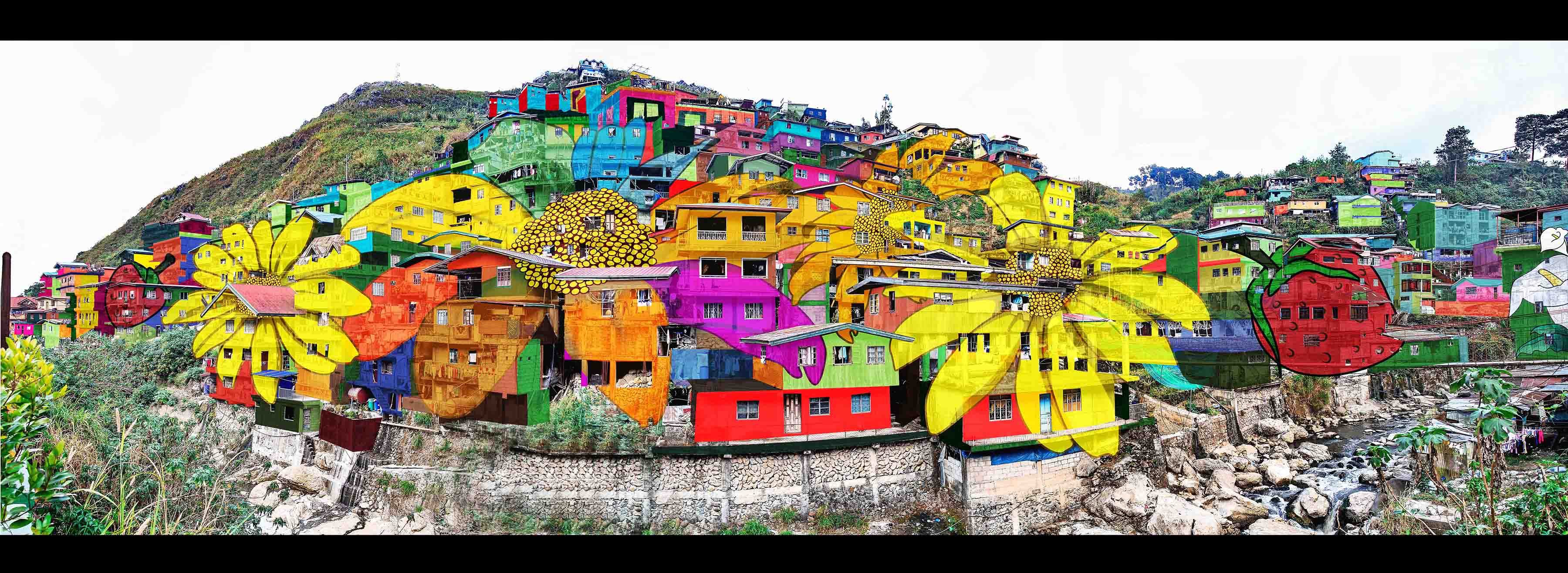 This Gigantic Community-wide Artwork In La Trinidad Is Stunning