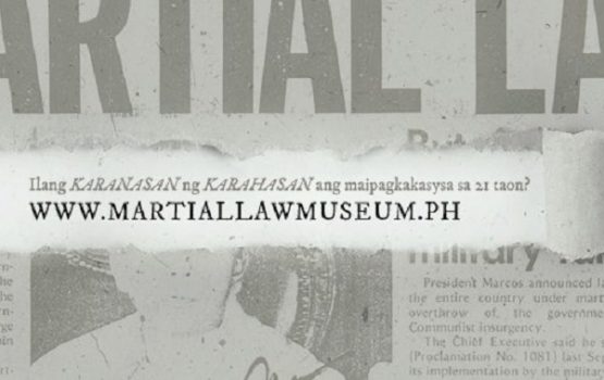 In case you weren’t born then, there’s a Martial Law Museum now