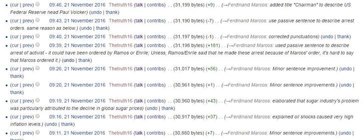 Martial Law History Is Being Changed On Wikipedia